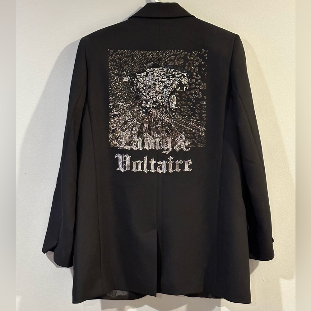 Zadig & Voltaire: Viva Strass Panther Blazer
Black size40 true to size